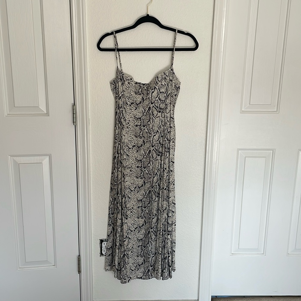 Reformation Dress Python Snake Print. - image 1